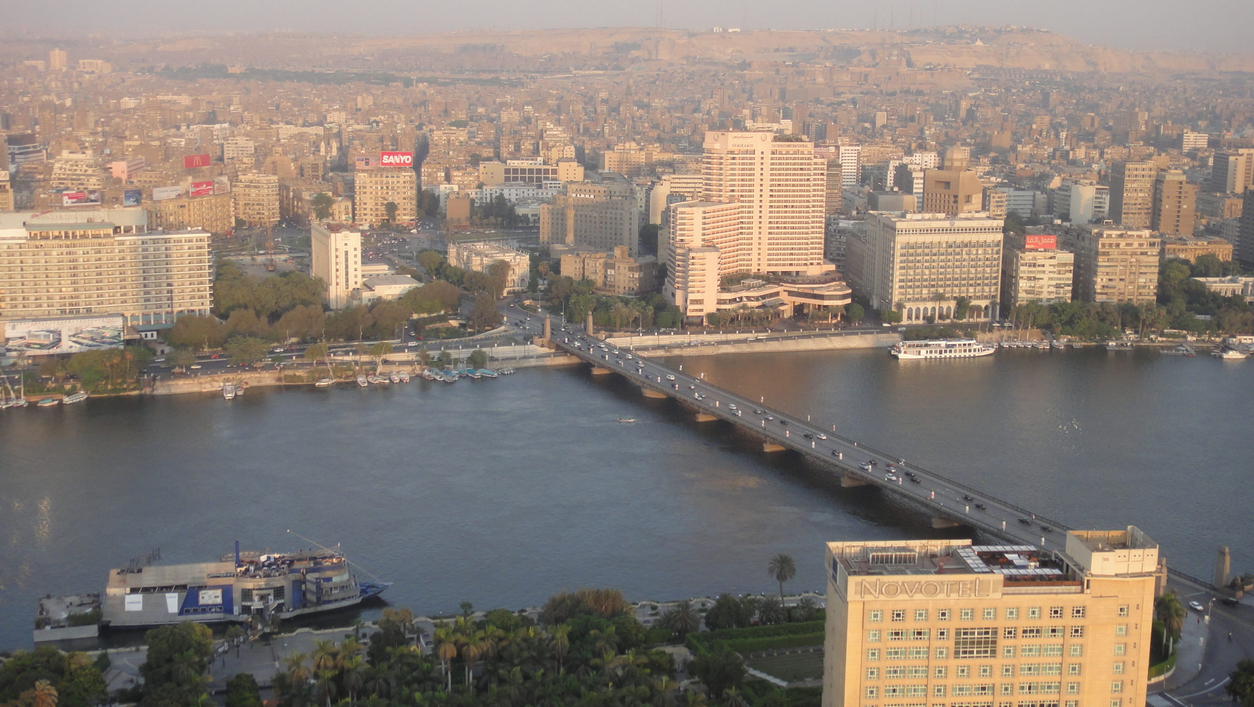 エジプト　カイロタワーの眺め